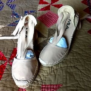 Beige Canvas Espadrilles
